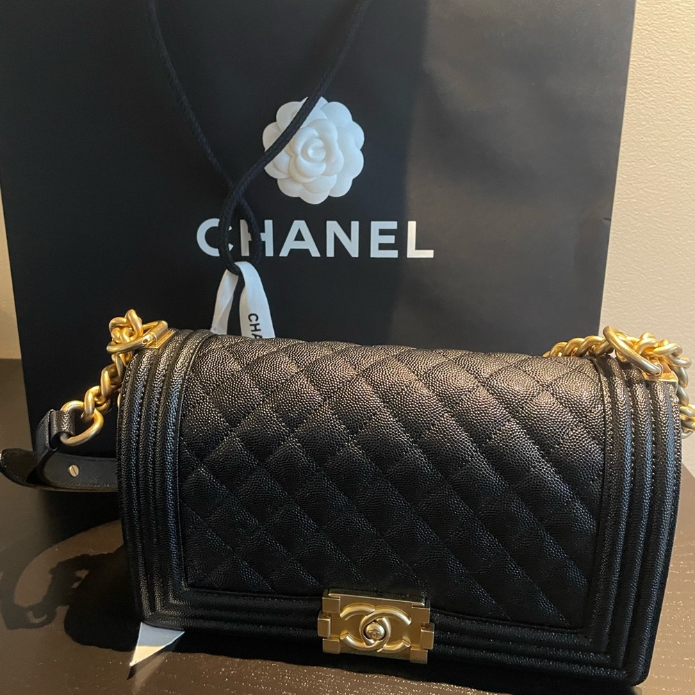 Chanel Black Boy Bag